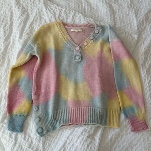 LoveShackFancy Tie Dye Sweater